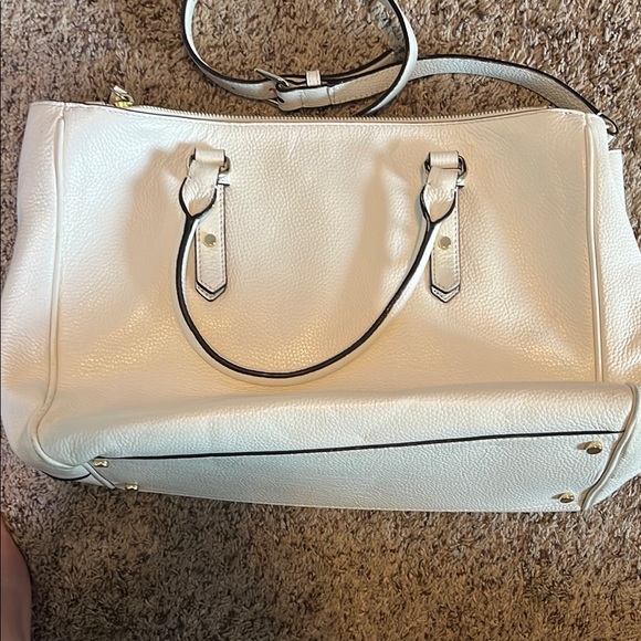 Kate Spade White Satchel with Silver Hardware - Picture 4 of 7